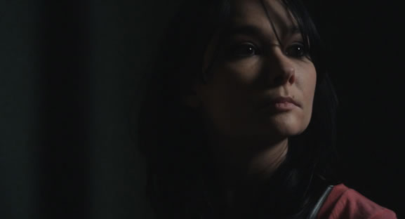 Kristen Ruhlin as Gia in the feature film "Missing Child"